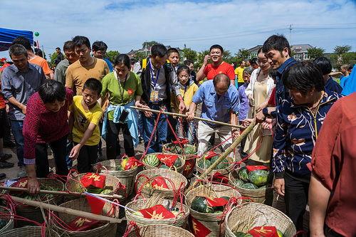 鲁山吃瓜大赛事件视频,一场全民参与的乡村狂欢盛宴